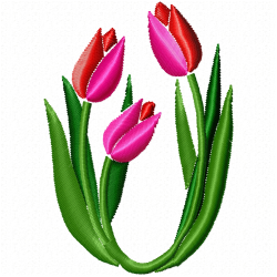 Flowers Embroidery Design 9